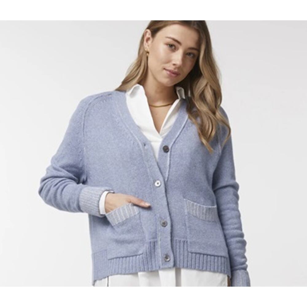 Zaket & Plover Cardigan Sweater Blue